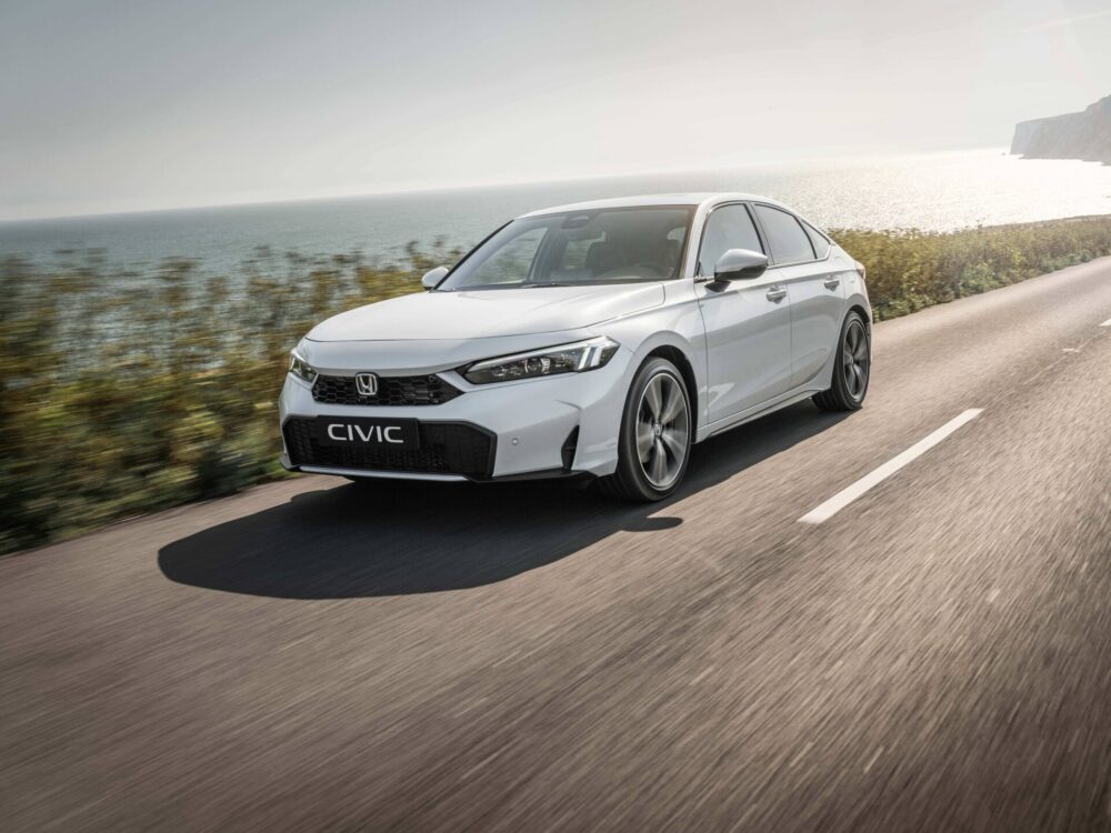 de honda civic facelift schuin van voren